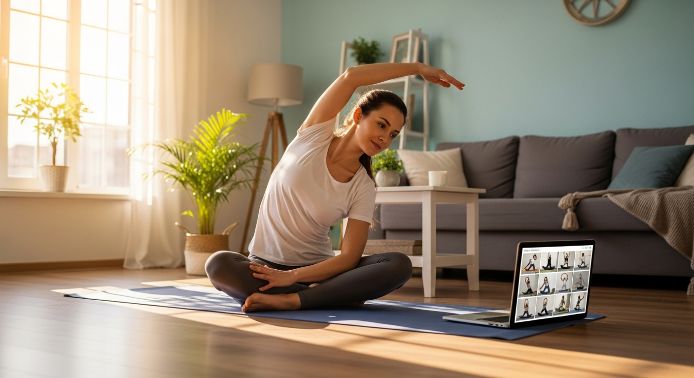 Онлайн групповой стретчинг дома